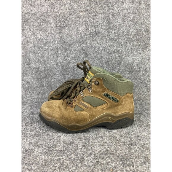 Asolo Hiking Boot Women's 6.5 Brown Leather Gore Tex Miid Ankle Lace Up - Picture 1 of 8